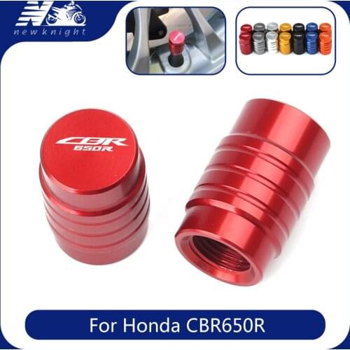 2 Pcs With Logo for Honda CBR650R All Year Motorcycle Accessories CNC Aluminum Tire Valve Caps Wheel Stem Air Airtight Covers