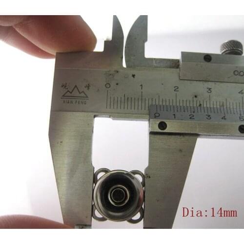 20 Sets Square Silver Tone Buttons Magnetic Purse Snap Clasps/ Closure for Purse Handbag 14*4mm Metal Fastener