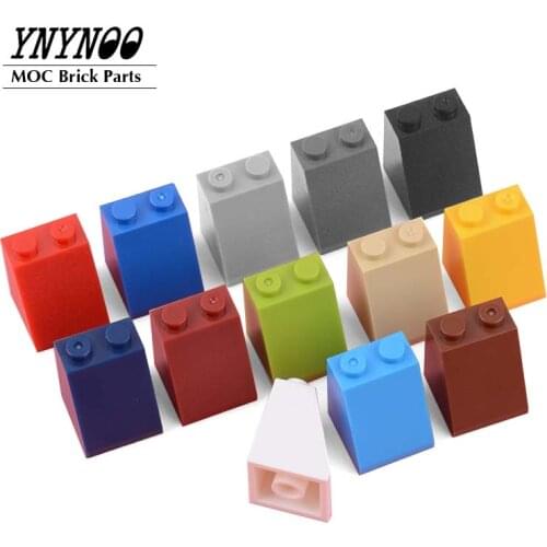 20Pcs/lot Bricks Sloped 65° 2x2x2 with Bottom Tube Stud Holder Slope Bricks Parts 3678 MOC Building Blocks Bricks DIY Toys Gifts