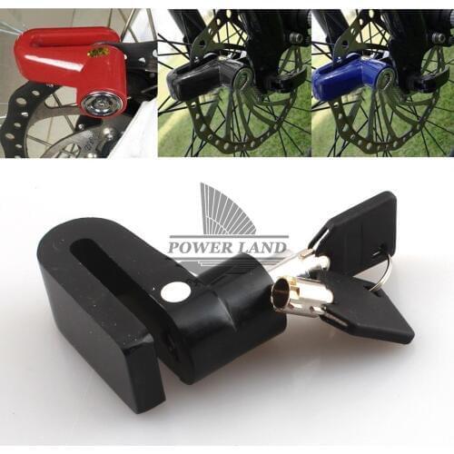 6mm Motorcycle Bicycle Bike Scooter Wheel Disc Brake Rotor Safe Lock Security Black Free Shipping