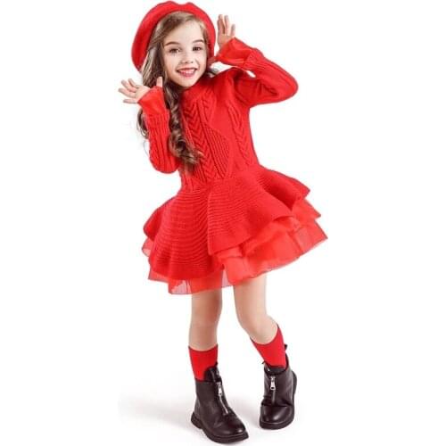 Теплые платья для девочек Amemerio China At AliExpress