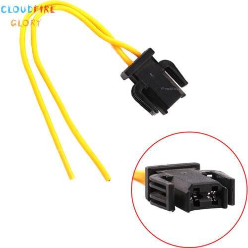 CloudFireGlory Car Brake Tail Light Glove Box Wiring Plug Connector 2-pin For VW Golf 2000-2013 For Audi A4 2002-2005 893971632