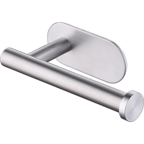 Matte White SUS 304 Stainless Steel Toilet Paper Holder Bathroom Toilet Roll Holder Towel Ring Rack Bathroom Accessories