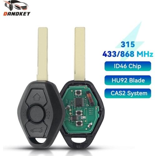 Dandkey Remote Car Key CAS2 System ID46 Chip 315LP 315MHz 433MHz 868MHZ For BMW X3 X5 Z3 Z4 Z8 3/5/6/7 Series HU58 HU92 Blade