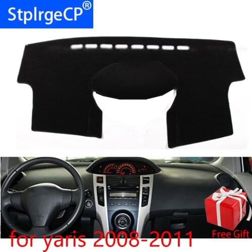 For Toyota yaris L 2008 2009 2010 2011 Car Styling Dash Mat Dashmat Dashboard Sticker Cover Sun Shade Dash Board Cover Carpet