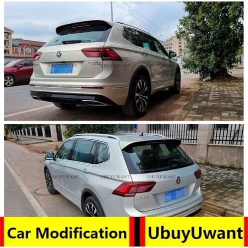 For Volkswag Tiguan 2017 abs spoiler car tail wing decoration rear trunk wing spoiler for New Tiguan