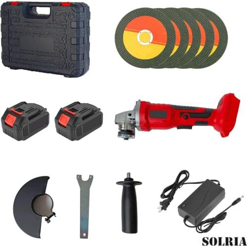 Electric Angle Grinder 125mm Multifunctional Lithium Battery Brushless Grinding and Polishing Cutting Machine Polishing Machine