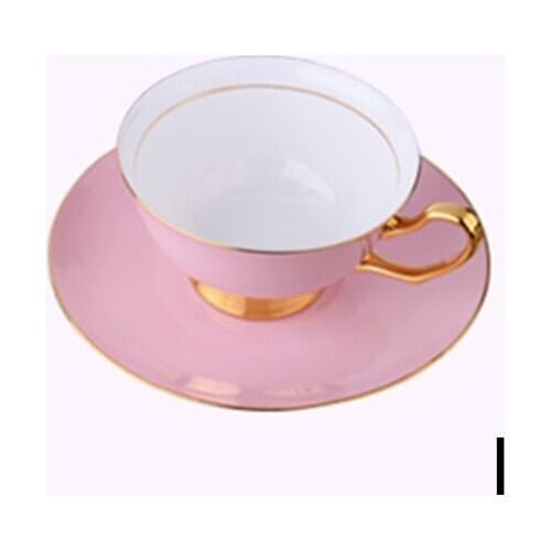 European Bone china coffee set Top Grade Porcelain coffee cup and saucer Luxury Gifts Pearl glaze