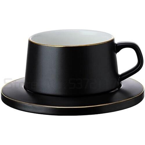 Coffee Cup Mens and womens single dish elegant and simple high-end British home drinking cup set