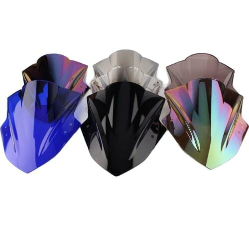 ABS Motorcycle Windscreen Windshield Double Bubble For Kawasaki EX300 Ninja 300 250 2013 2014 2015 2016 2017