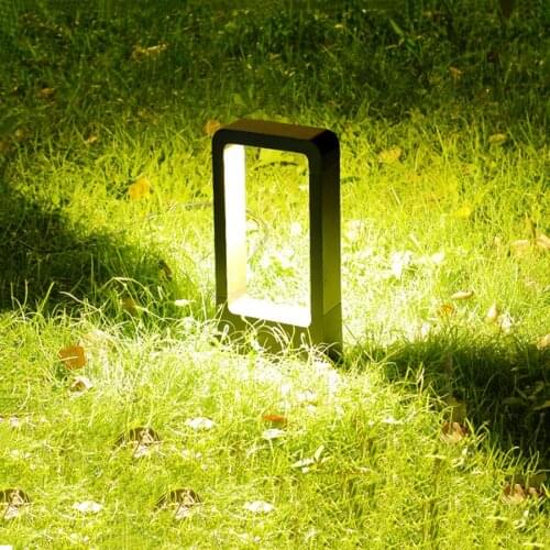 30CM/60CM Outdoor Garden Landscape Lights Aluminum Villa Backyard Pathway Post Lawn Lamp Yard Patio Street Lawn Bollards Lights