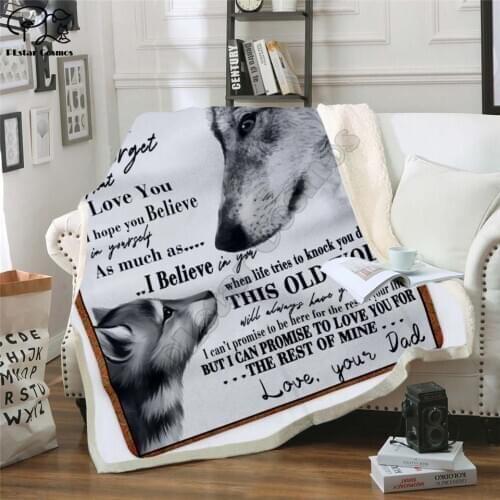 Animal WOLF Hooded Blanket 3D full printed Wearable Blanket Adults/Child Fleece Blanket drop shipping