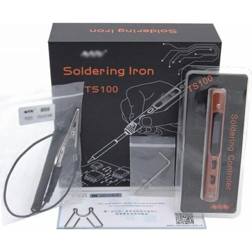 TS100 Soldering Iron 40W Soldering Station 12v19v24dc Power Supply Portable Soldering Iron