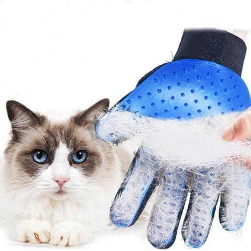 Cat Grooming Glove Deshedding Hair Remover Massage Brush Pet Hair Glove for Cat Dog Grooming Animal Cat Supplies Pet Accessoies