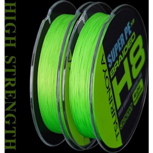TSURINOYA 300M 150M 100M PE Braided Fishing Line H8 Long Casting 8 Strands Multifilament Smooth Fishing Wire 14-50LB Saltwater