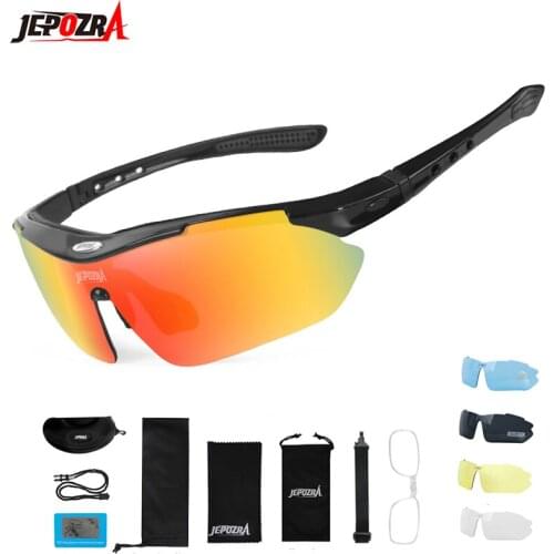 Polarized Sports Sunglasses Road Cycling Glasses Mountain Bike Bicycle Riding Protection Goggles Eyewear 5 Lens For Men Women