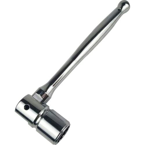 Poratable Hand Tool 180 Degree Swivel 3/8'' Drive Spark Plug Socket Wrench Metric Socket Head Ratchet Spanner