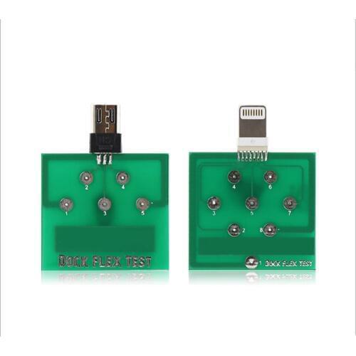 Professional Charging Dock Flex Test Repair Tools For iPhone X 8 8Plus 7 6 6s Plus For Micro Android Phone Testing Repair Tool