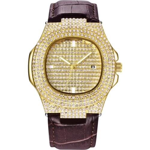 Мужские часы с кожаным ремешком Ruiyi China At AliExpress