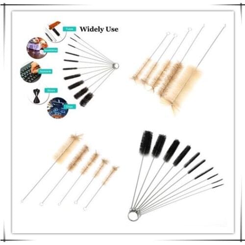 10 Pcs/Set Metal Cleaning Brush For Weed Pipe Clean Glass Hookah Smoking Cachimba Pipas Fumar Feeding Bottle Brush