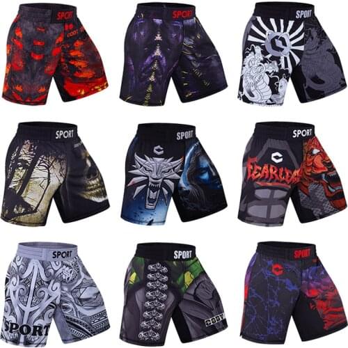 Fitness Outdoor Kickboxing Bjj Gi Rashguard MMA Boxing Shorts Tiger Muay Thai Sport Boxing Shorts Sanda Fighting Training Pants