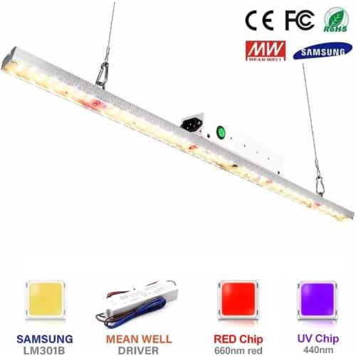Bar Quantum COB LED Grow Light Board Full Spectrum SAMSUNG LM301B 300W Plant Growing Lamp For Indoor Greenhouse Plants Growth