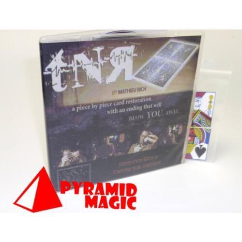 TnR by Mathieu Bich (DVD) Torn. Restored. Transformed- close-up card magic tricks products / wholesale / free shipping