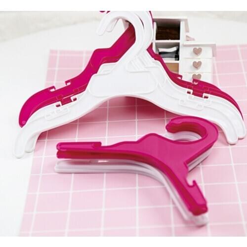 10Pcs/Pack 2Colors Pet Clothes Rack Durable Non-toxic Clothes storage Dog Product Portable Non-slip Plastic S/L