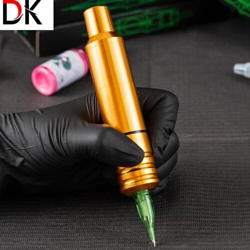 DK Tattoo Rotary Pen Tattoo Machines Strong Quiet Motor DC Power Cable Permanent Makeup Supply Guns Machine Tattooist Body Art