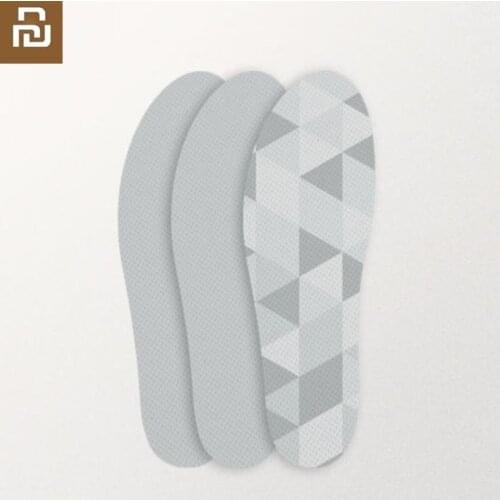 Youpin 3 pairs Core soft Cork Light Insole Comfortable Breathable Sweat Insoles Light and soft shoe pad