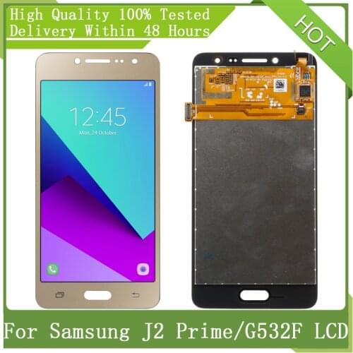 5.0" New AMOLED For Samsung Galaxy J2 Prime G532 G532F SM-G532 SM-G532F LCD Display Touch Digitizer Assembly Parts Replacement
