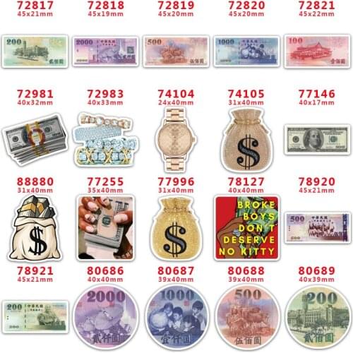 10 pcs Resins Flatback for Hair Bows Planar Resin Crafts Custom Resin for DIY Phone Decorations PR72817