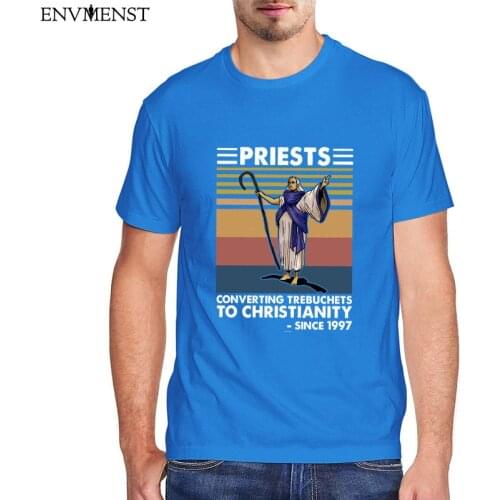 100 Cotton Funny Wololo Priests T Shirt Men Women Christian Jesus Gaming Tee Graphic Shirts Oversized Men Clothing Harajuku Tops