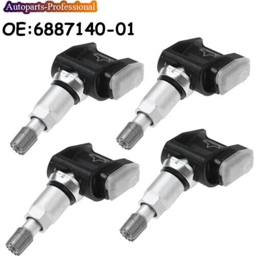 4 PCS 433Mhz Tire Pressure Sensor For Alpina B3 B5 BMW X3 X4 X5 X6 X7 MERCEDES-BENZ 6887140-01 688714001 A0009052102 36106887147