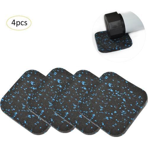 New 4PC Home Fitness Yoga Mat Sound-proof Treadmill Mat Sound Insulation Cushion Thickened Home Fitness Equipment