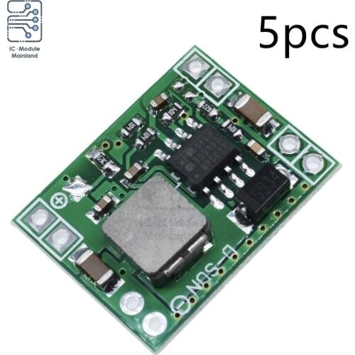 5PCS Ultra-Small Size DC-DC Step Down Power Supply Module 3A Adjustable Buck Converter for Arduino Replace LM2596