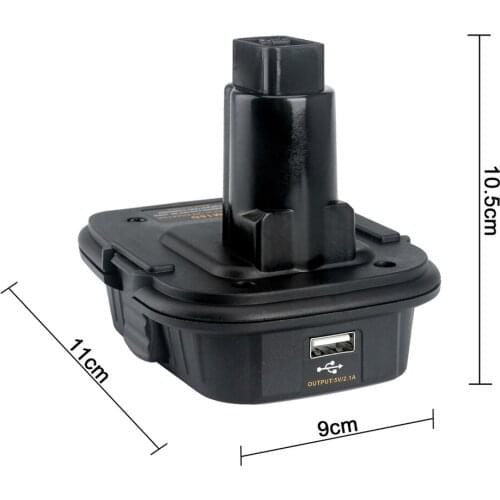 DM18D Battery Converter Adapter For DeWalt Tools Convert 20V Li-Ion Battery For Milwaukee M18 to 18V NiCad NiMh Battery DC9096
