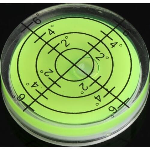 ANENG 32x7mm Bulls-eye Bubble Degree Marked Surface Spirit Level For Camera Circular