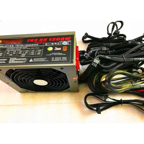 10 graphics cards 6+2p Tt power supply 1200w half module single channel 12v TR2 RX-1200AH3CH