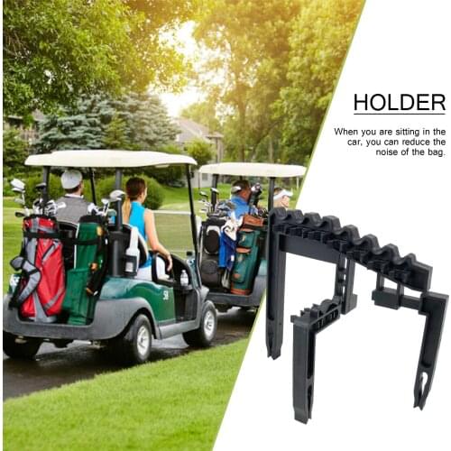 Golf Rod Holder PP Golf Club Storage Holder For 9 Rods Iron Club Holder Durable Useful Golf Stick Bracket For Golf Accessories