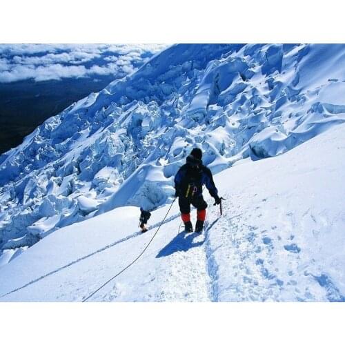 Home Decor Mountaineering Mountain Climbing 1-Silk Art Poster Wall Sticker Decoration Gift