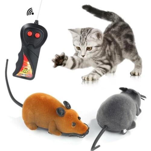 Home Funny Remote Control Rat Mouse Wireless Cat Toy Interactive Cat Toys