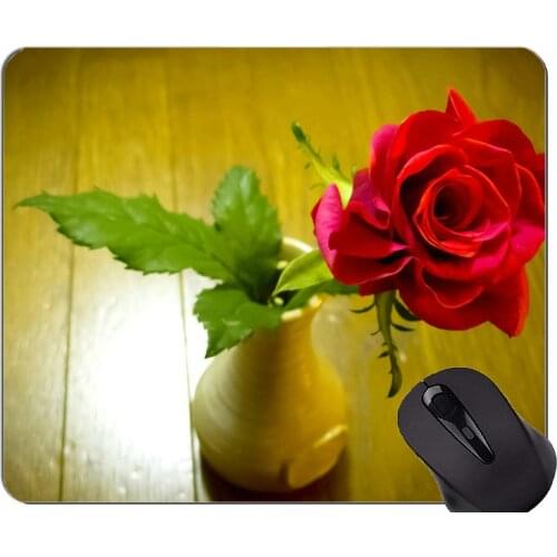 Gaming Mouse Mat,Artificial flower arrangement -Stitched Edges