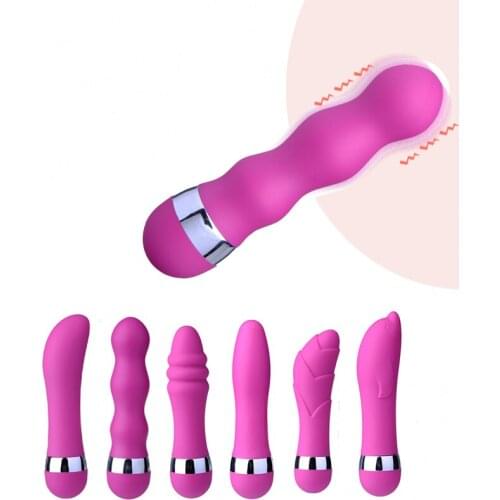 Lesbian Masturbator Realistic Dildo Mini G Spot Vibrator Sex Toys For Woman Adult AV Erotic Magic Wand Anal Plug Beads Vibrator