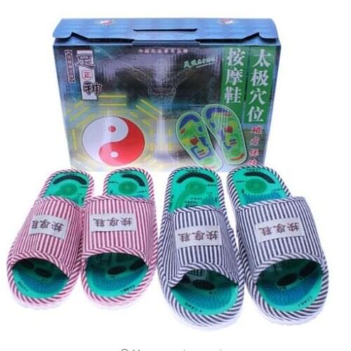 Acupuncture point massage shoes for female and male free size health care massage slipper Foot massage