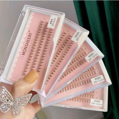 20PCS/SET 3D Natural Faux Mink Lashes False Eyelashes Makeup Dramatic False Eyelashes Fake Eyelash Extension Maquiagem Eyelashes