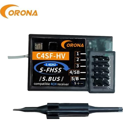 CORONA C4SF Futaba S-FHSS SBUS compatible receiver Surface radio 3PV, 4PV, 4PX, 7PX Cooltech RSF04C