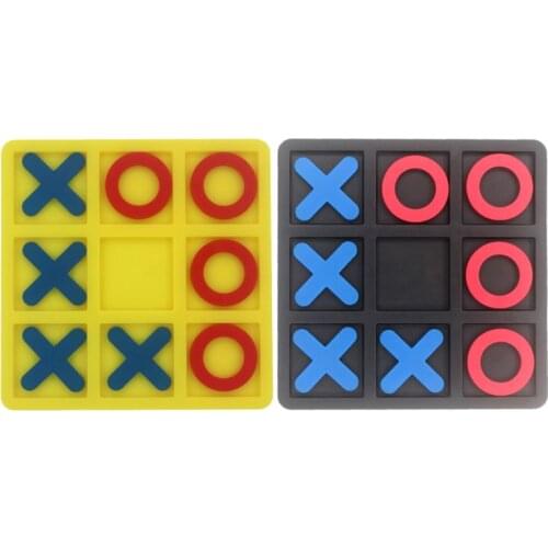 Tic Tac Toe Cognitive Learning Educational Toys OX Chess Puzzle Board Game for Teens Kids Family Party