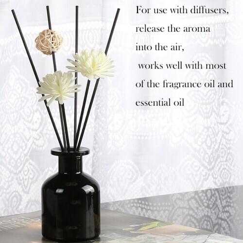 5/10/12pcs Flower Shape No Fire Aromatherapy Rattan For Reed Diffuser Replacement Sticks Home Bathroom Decoration Aromatic