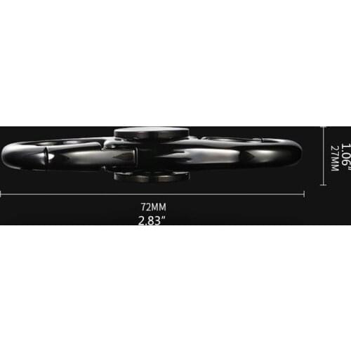 Fidget Spinner Hand Spinner Metal EDC Blue Car Key Chain Pendant Key Ring Handspinner Antistress Toys